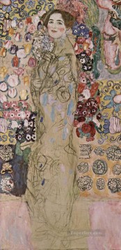 Gustavo Klimt Painting - Retrato de Maria Munk Simbolismo Gustav Klimt